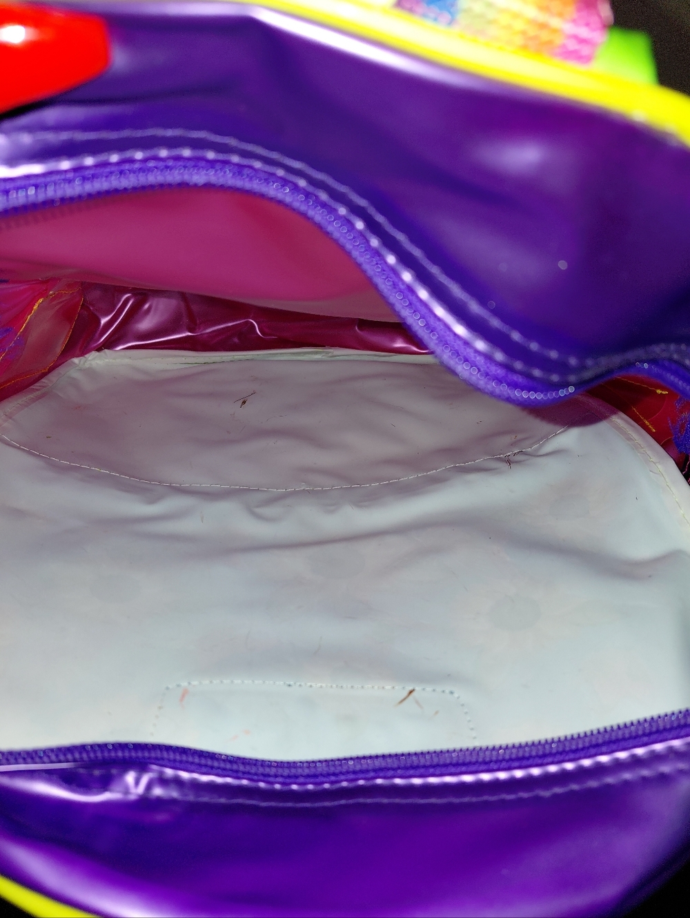 Vintage Lisa Frank Sunflower Kittens 90s Backpack Rare - Picture 8 of 8